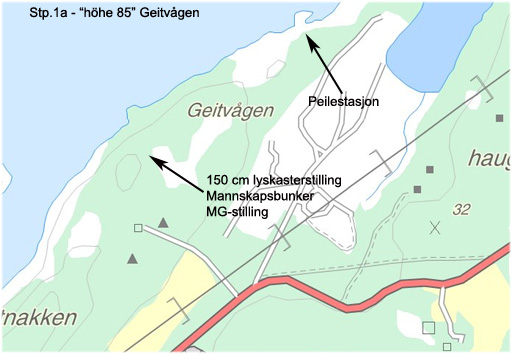 Kart Stp.1a Geitv�gen