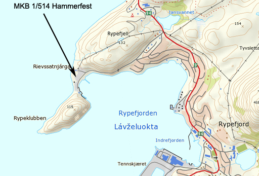 Kart Hammerfest